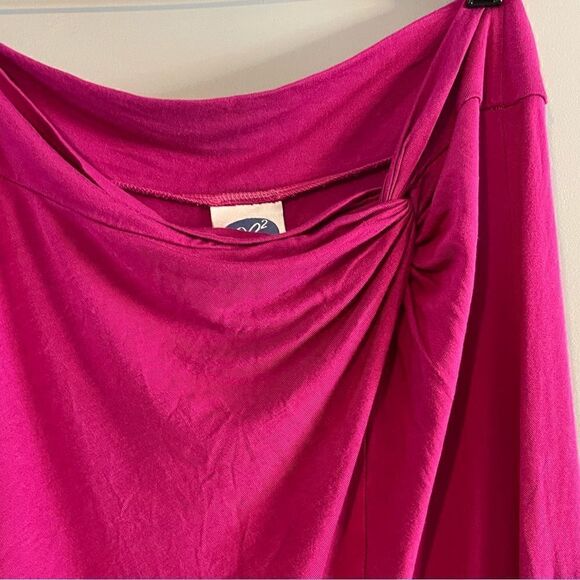 DG2 by Diane Gilman Fuschia Maxi Skirt | SZ L - Picture 4 of 7